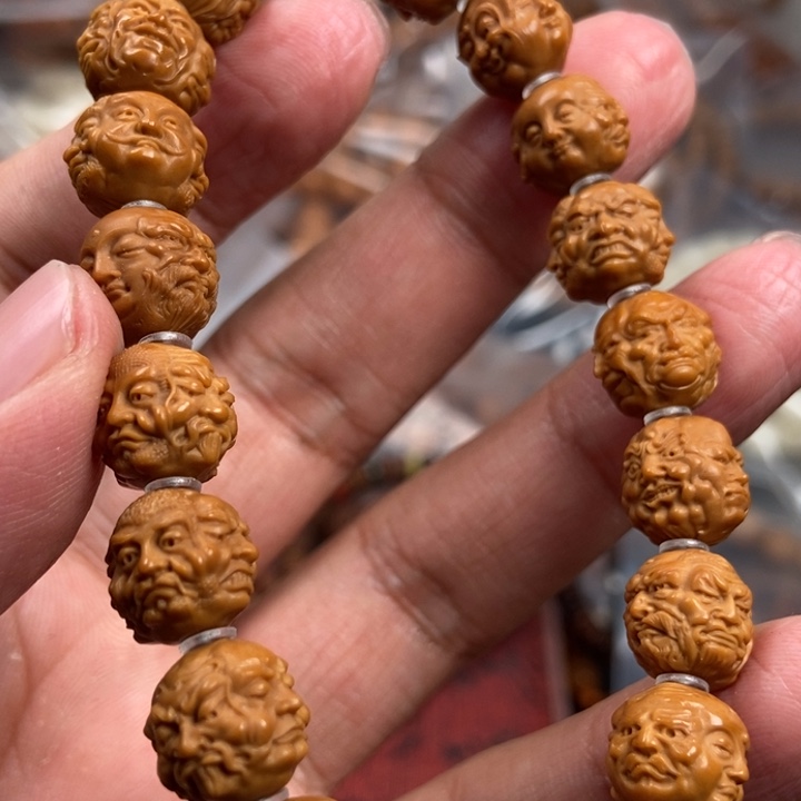 猴头核桃吊坠今天