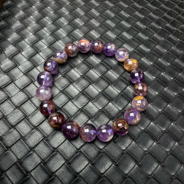 天然满矿紫幽灵单圈手串-Y321多样性发其一