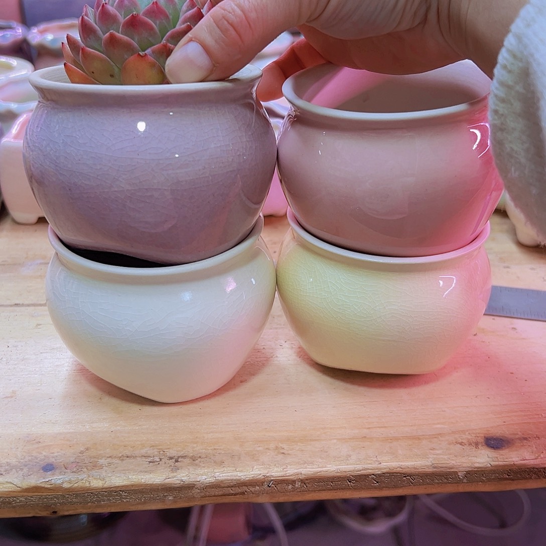 陶瓷花盆当场凑满12包邮