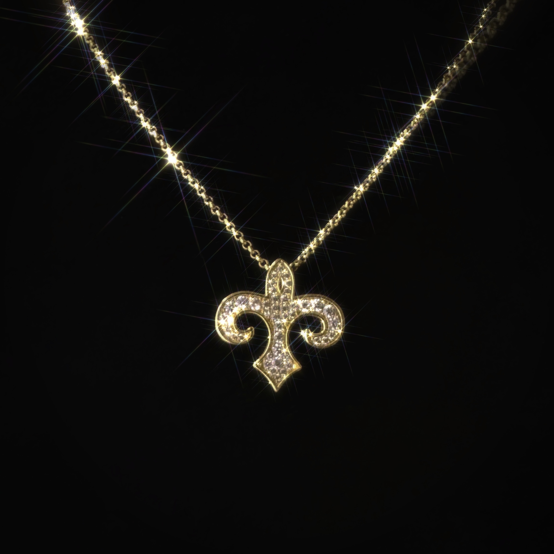 铜锆石项链 ZazaJewelry—“The Goat”图腾 铜镀18k真金项链