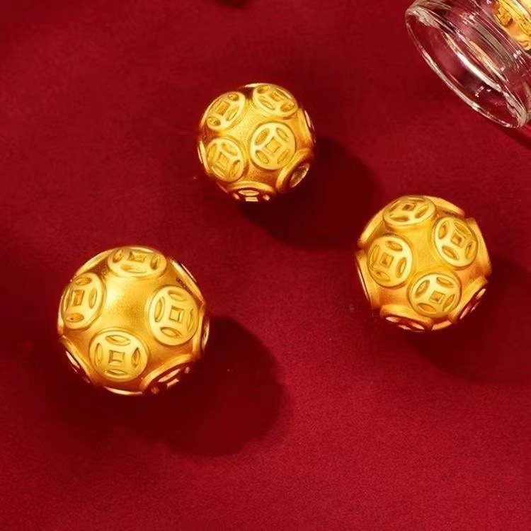 饰品祥云珠手工DIY转运珠六字真言男女款金钱隔珠手绳饰品手链