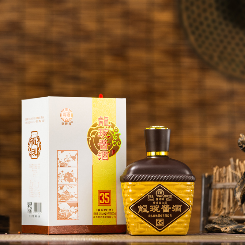 秦池龙琬酱酒35酱香型白酒500ml纯粮固态发酵53度500ml