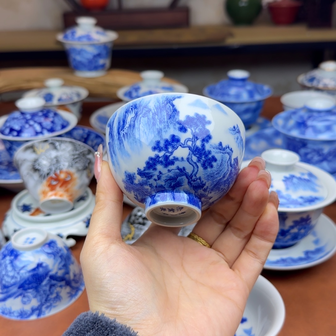 陶景德镇陶瓷手绘杯子