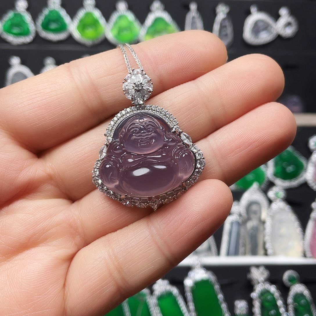 玛瑙/玉髓颈饰银S925镶嵌