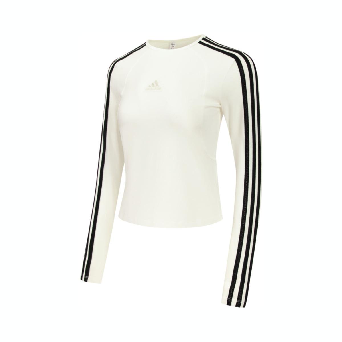 adidas/阿迪达斯经典百搭运动休闲时尚日常女子长袖T恤 JW4643