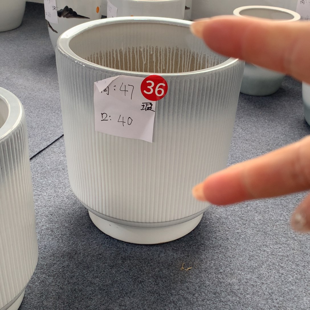 高温陶瓷花盆微瑕