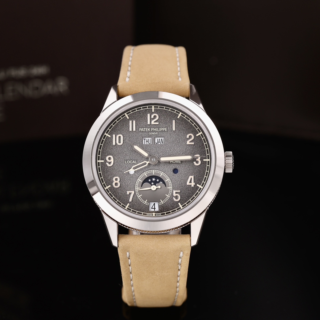 99新 Patek Philippe/百达翡丽 5326G 年历月相双时区 2025