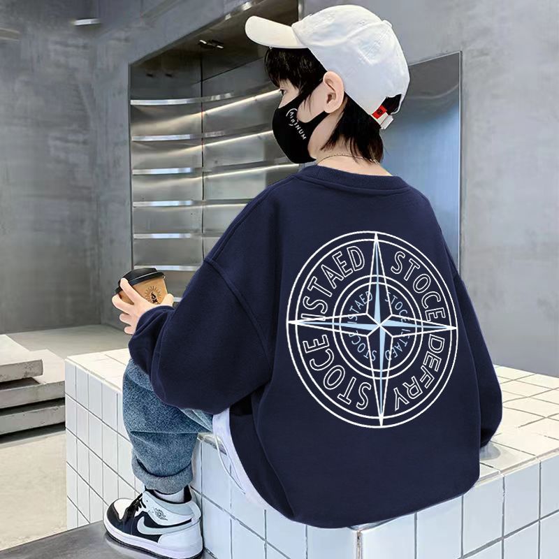 新品卡通图案男童卫衣春秋款2025新款时尚秋装上衣儿童男孩打底衫