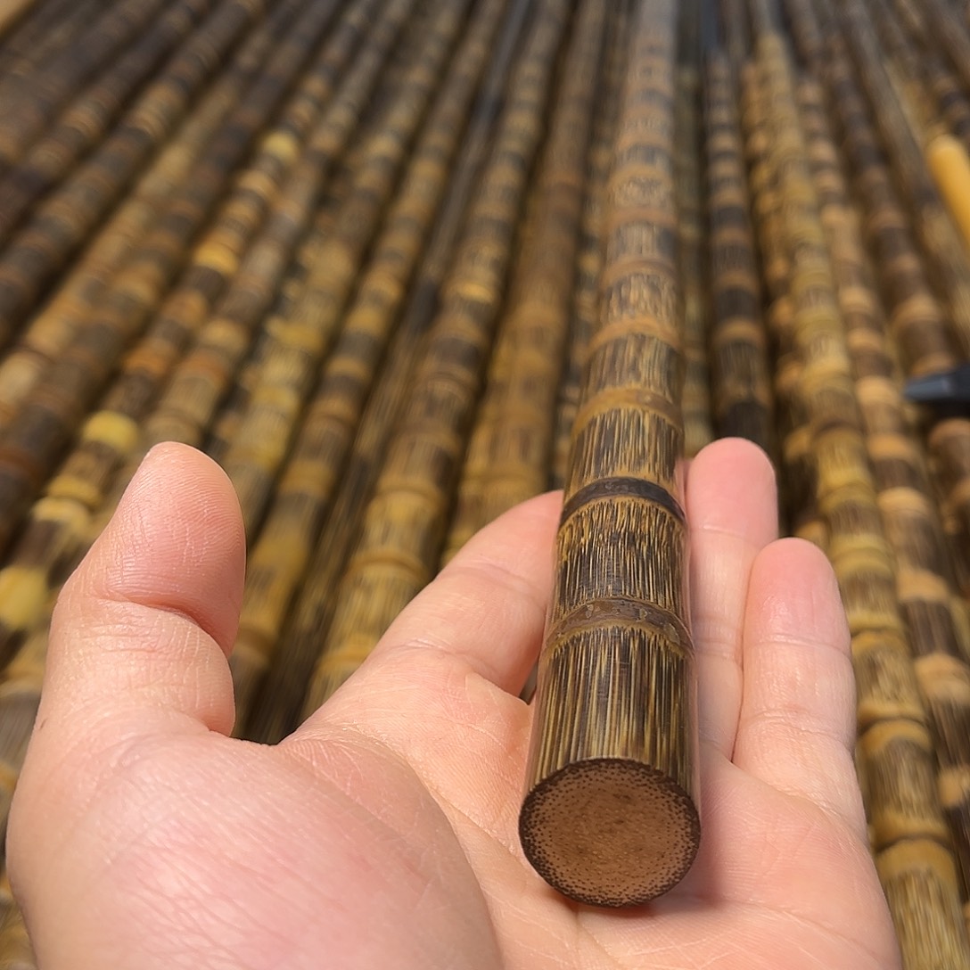马***洁竹精美金丝实心竹1.2米长直径2cm