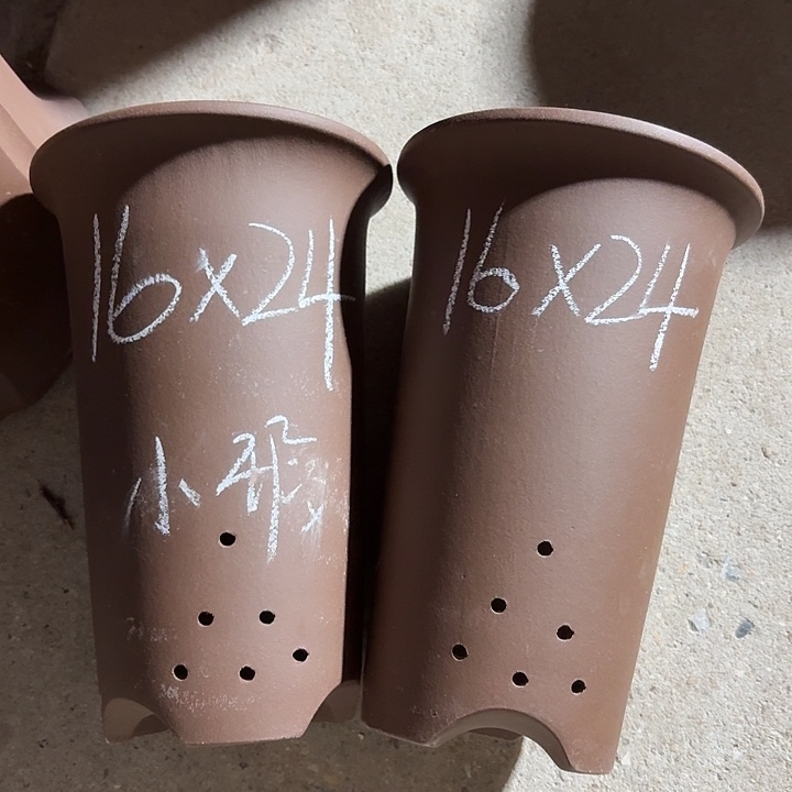 花盆紫砂宜兴紫砂花盆2只