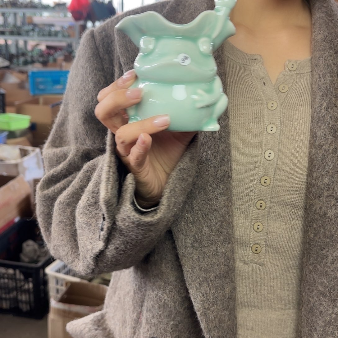 龙泉云间青瓷小米茶器