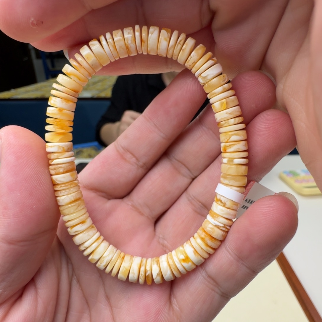琥珀未镶嵌手链蜜蜡手串