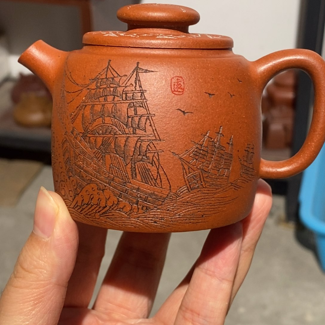 茶壶紫砂紫砂壶。紫砂壶，