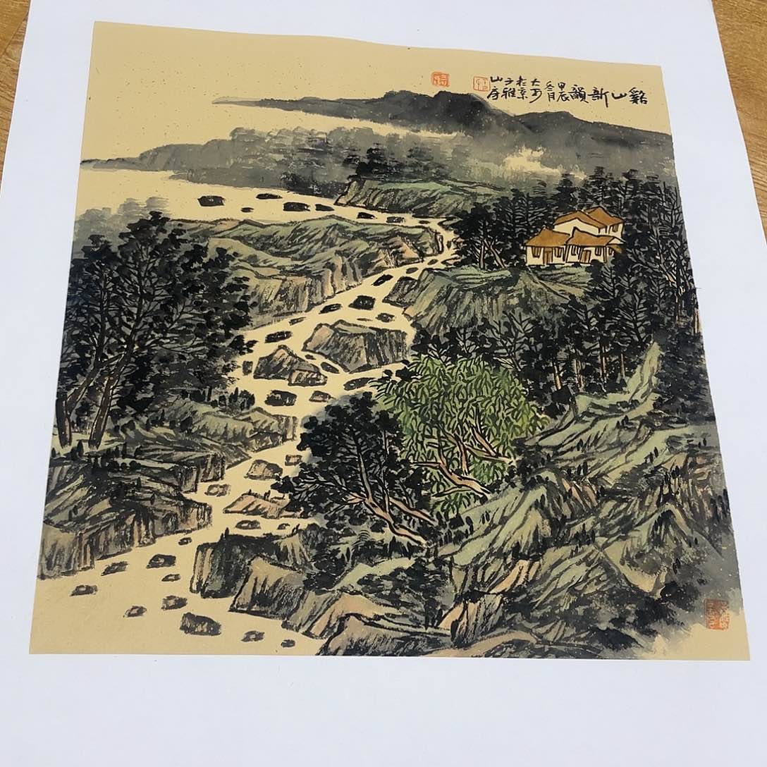 姜奇老师山水作品