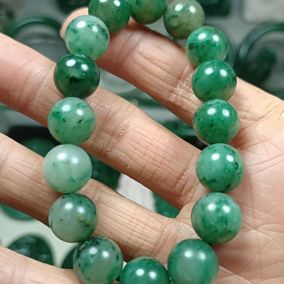 独山玉手链未镶嵌斑*