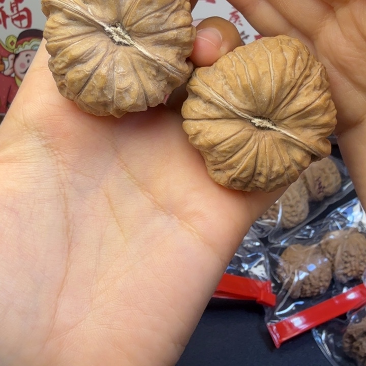 吊坠文玩核桃42全南瓜 肚43