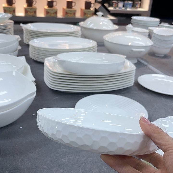 45%以上骨粉骨瓷1个水立方窝盘7寸