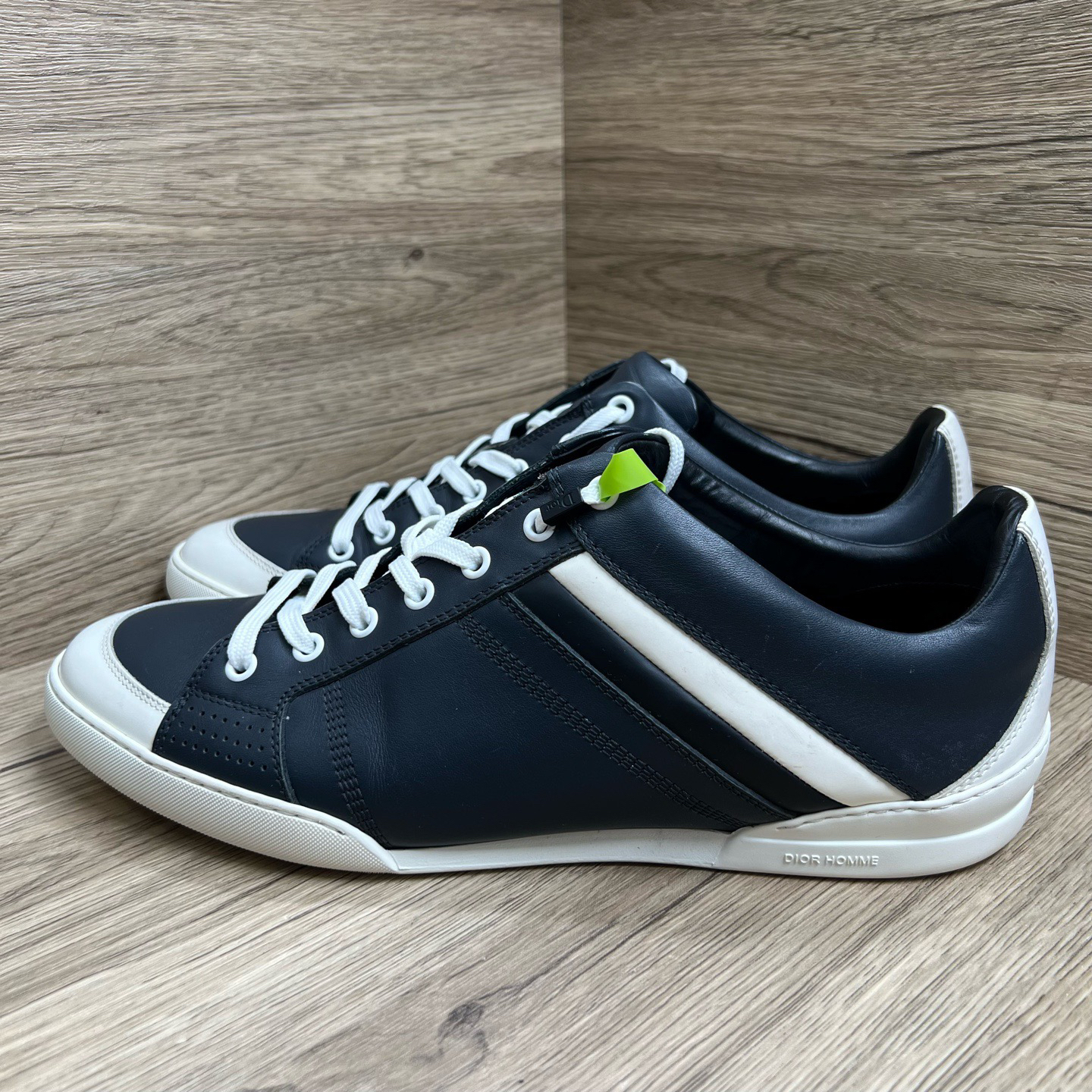 95新 DIOR/迪奥 HOME 白蓝皮面板鞋 43码