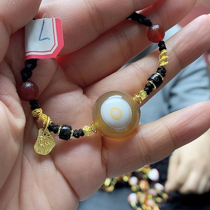 玛瑙/玉髓颈饰合金