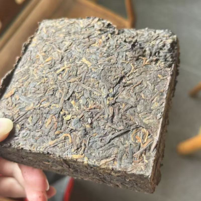 解茶人S  (S1）2025年紫芽茶砖熟茶500g