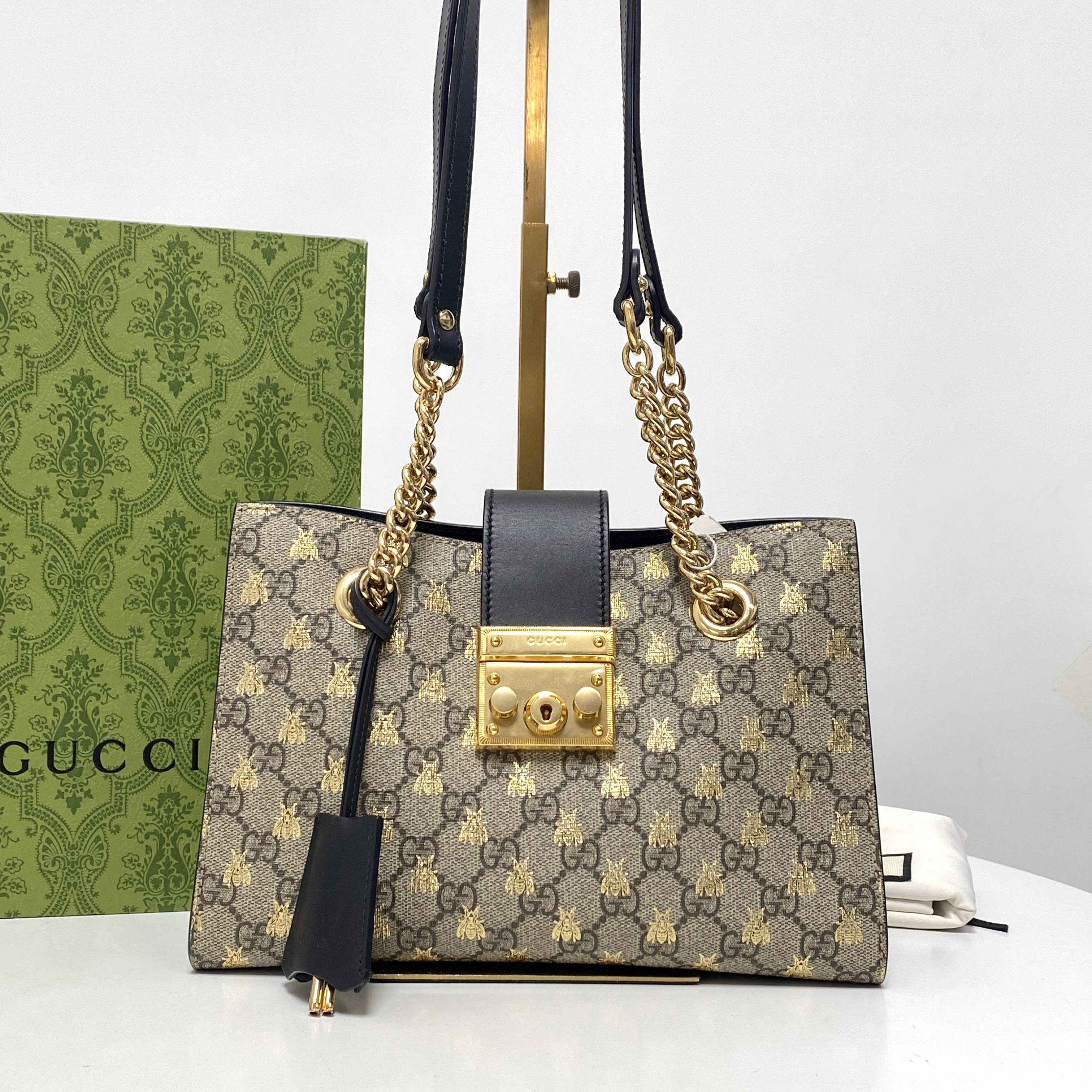 95新 GUCCI/古驰 玺越奢品 GUCCI 小三包蜜蜂单肩包 CPNM002