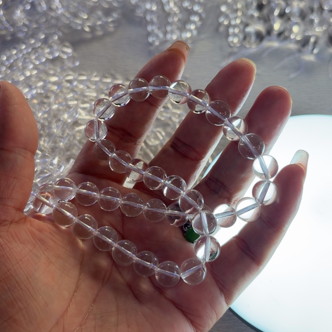 水晶手链银S925镶嵌