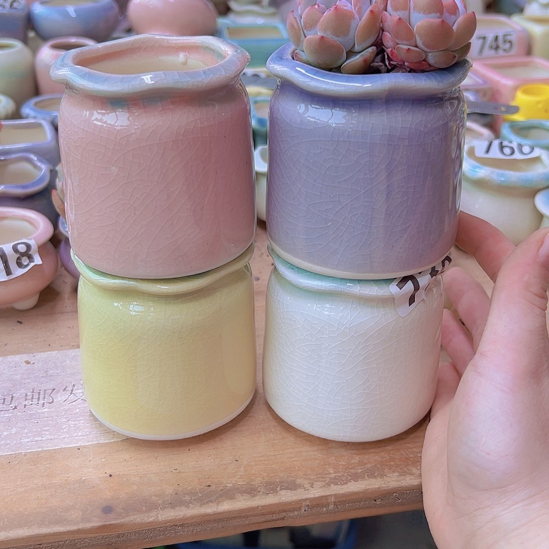 陶瓷花盆当场满12包邮