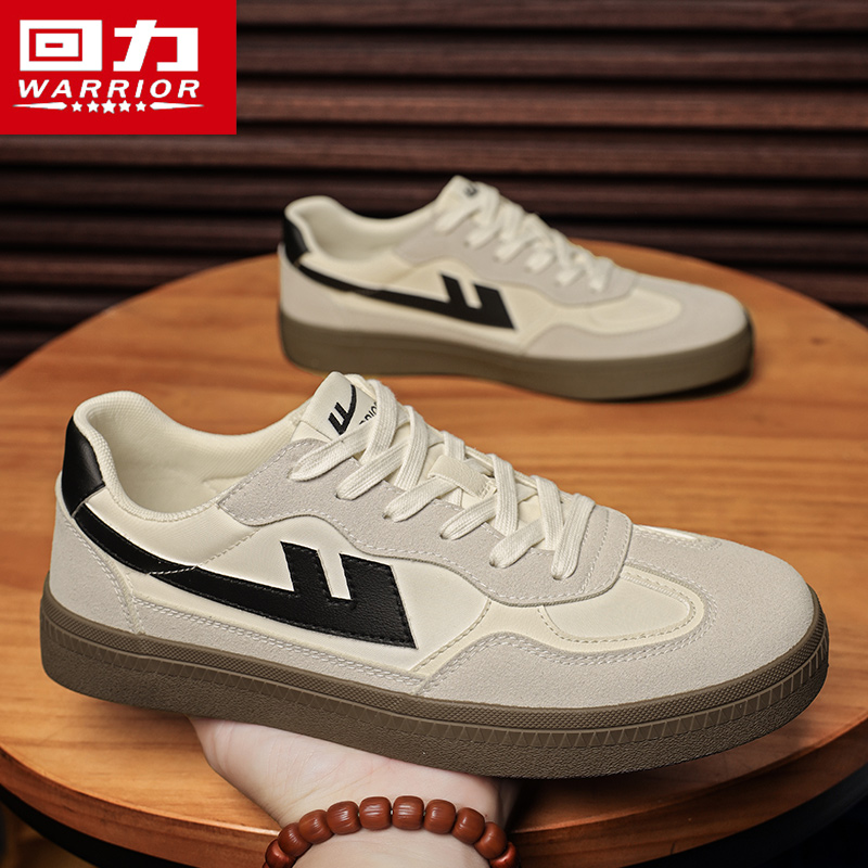 回力男鞋冬季2025新款帆布休闲板鞋运动软底德训学生小白百搭潮鞋