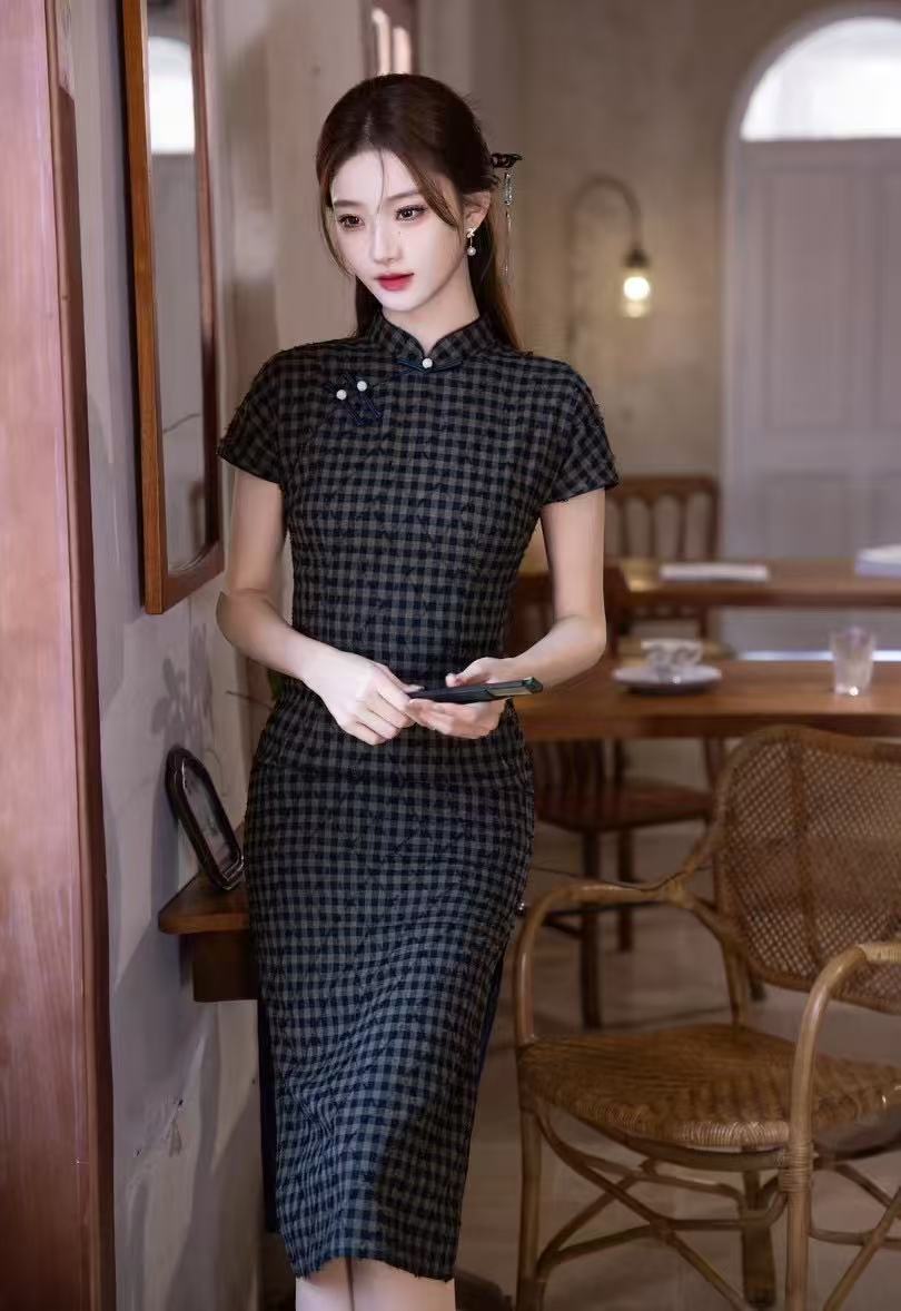 巧遇 日常气质文艺国风复古优雅旗袍