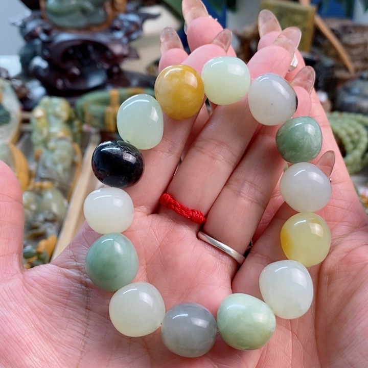 蛇纹石玉未镶嵌手串