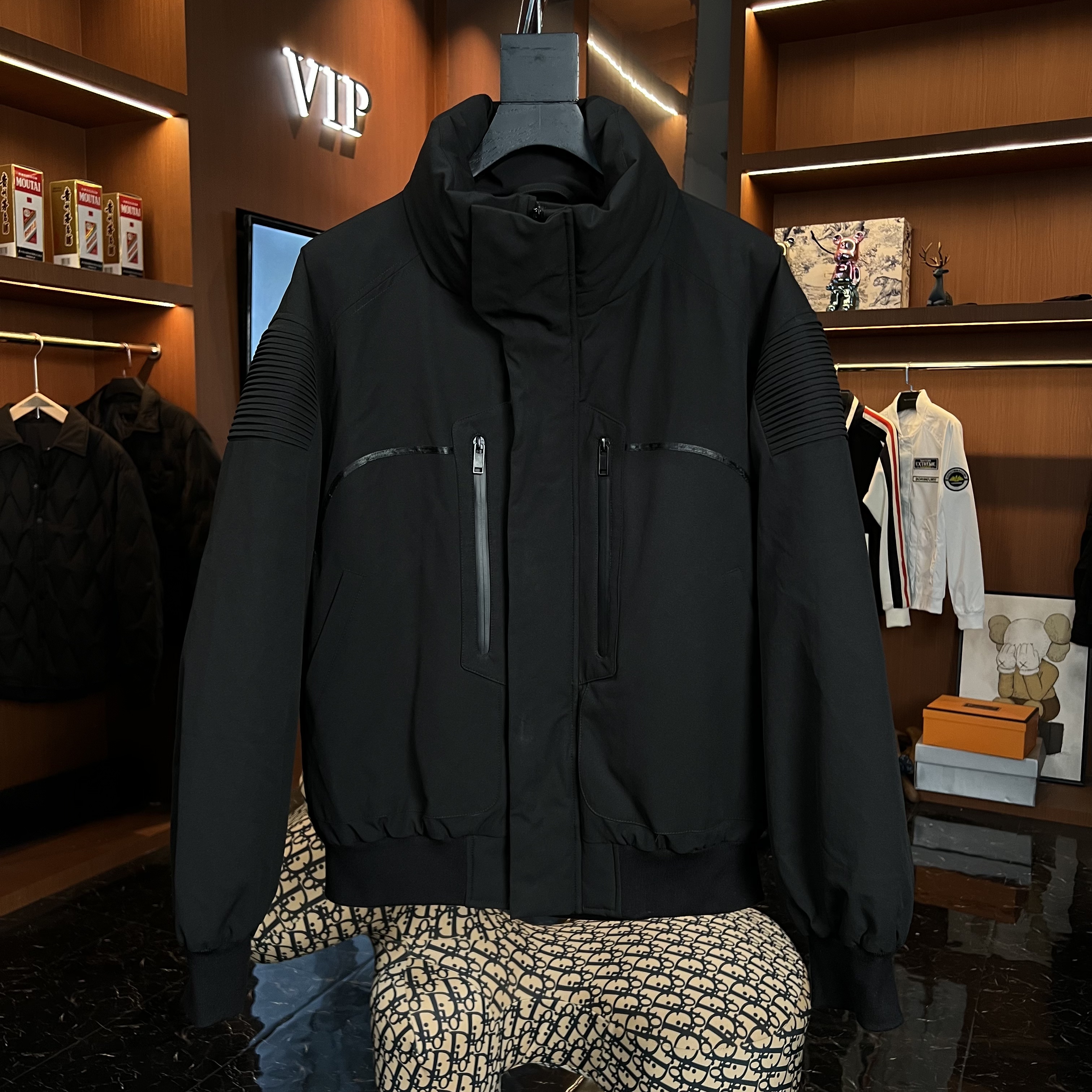 2025SS//YR2527拉链设计白鸭绒羽绒服休闲风潮流（11）