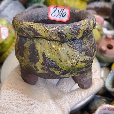粗陶花盆手工花盆制作