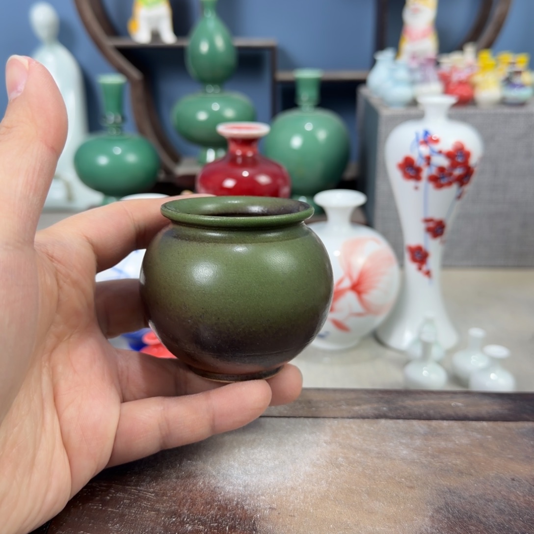 陶瓷手工小花器摆件