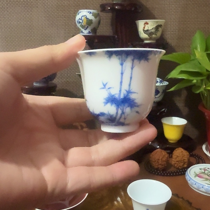 陶摆件景德镇陶瓷杯子