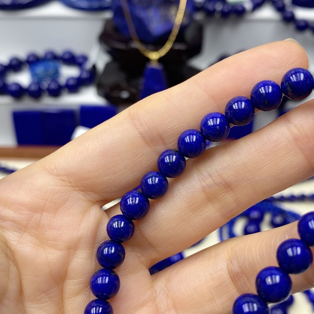 青金石手链未镶嵌