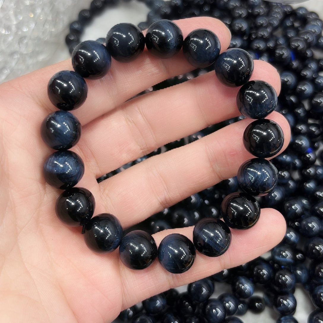 水晶手链未镶嵌蓝虎