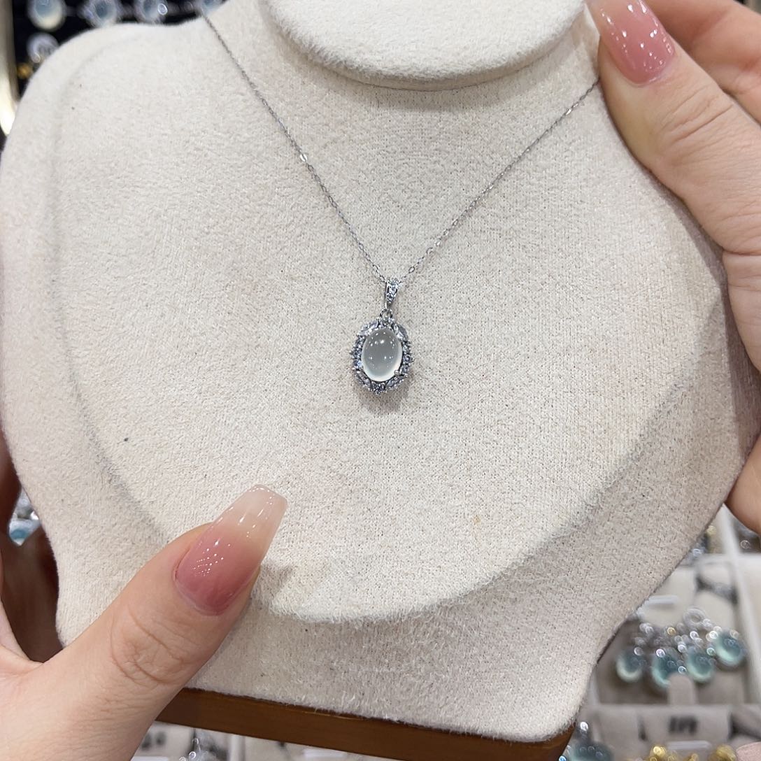 饱***饱蛇纹石玉银S925镶嵌戒指