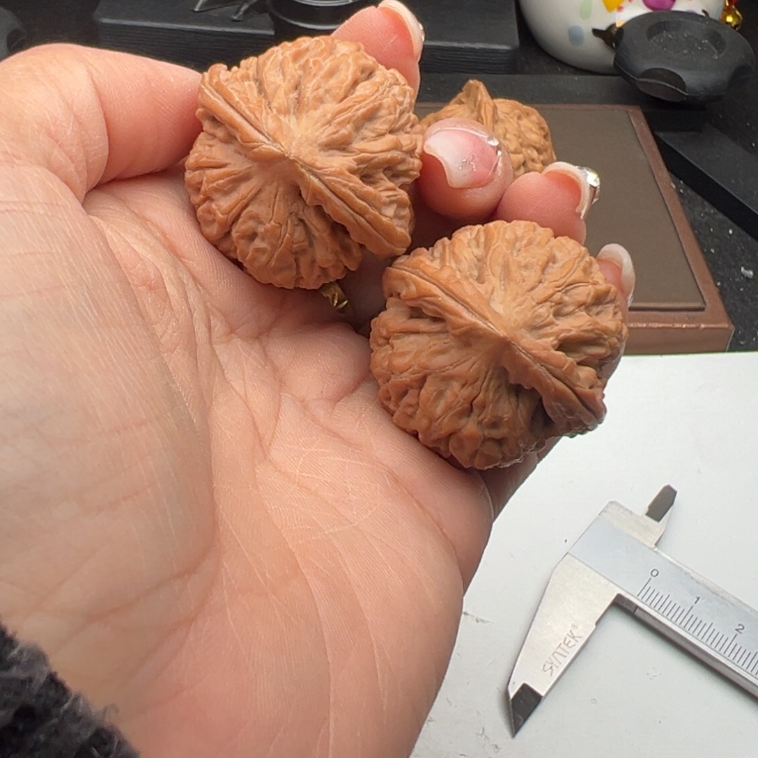 文玩核桃把件莲花36