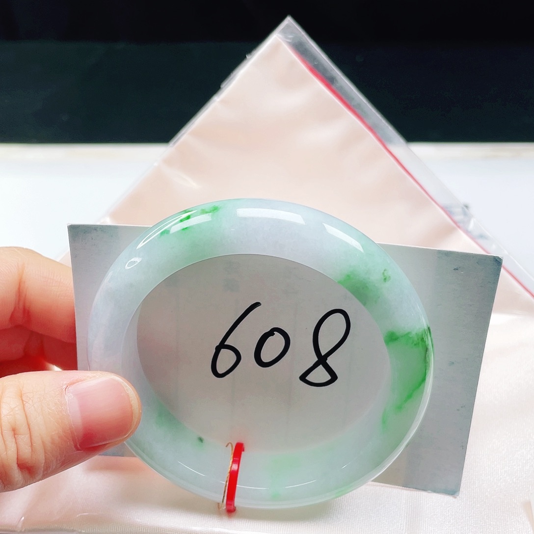 翡翠未镶嵌手镯55➕圈口