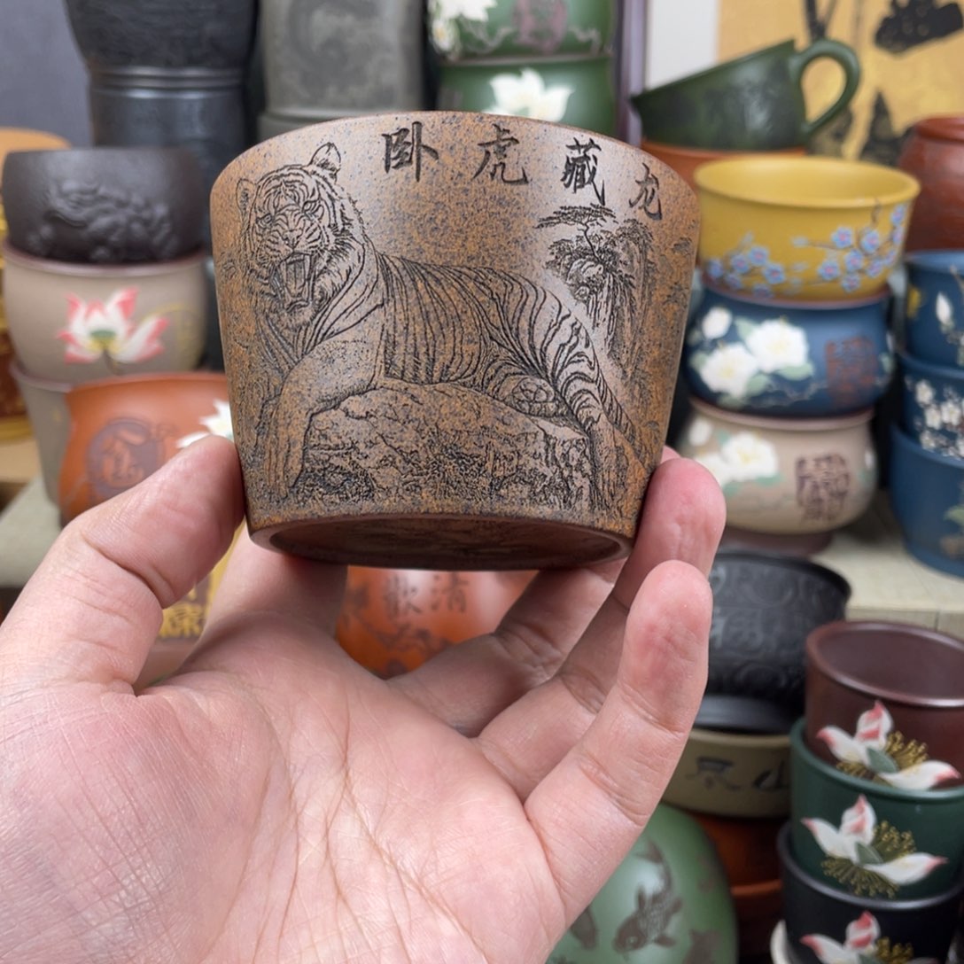 紫砂茶杯紫砂茶杯