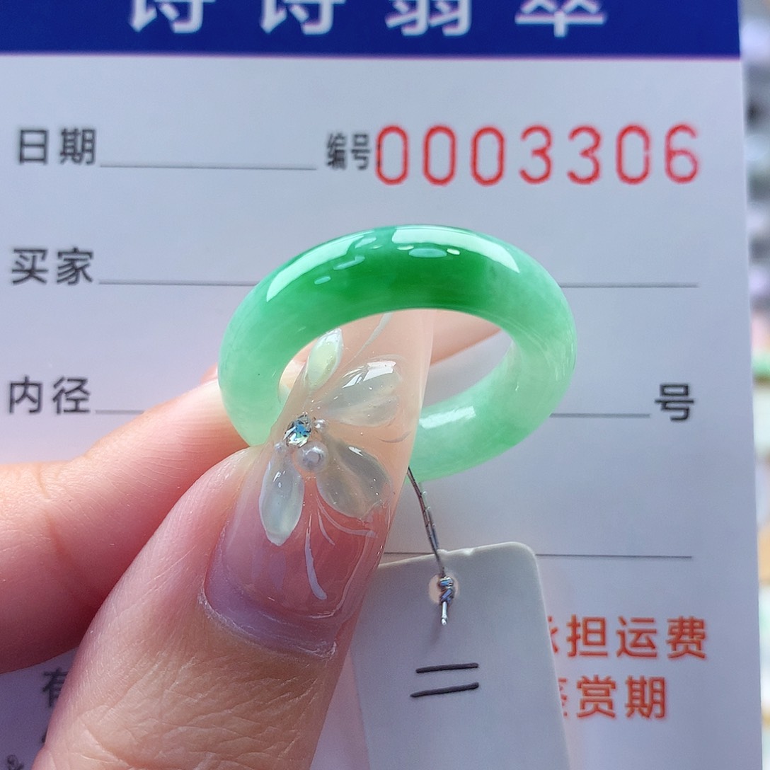 翡翠戒指未镶嵌c****…缅甸A货