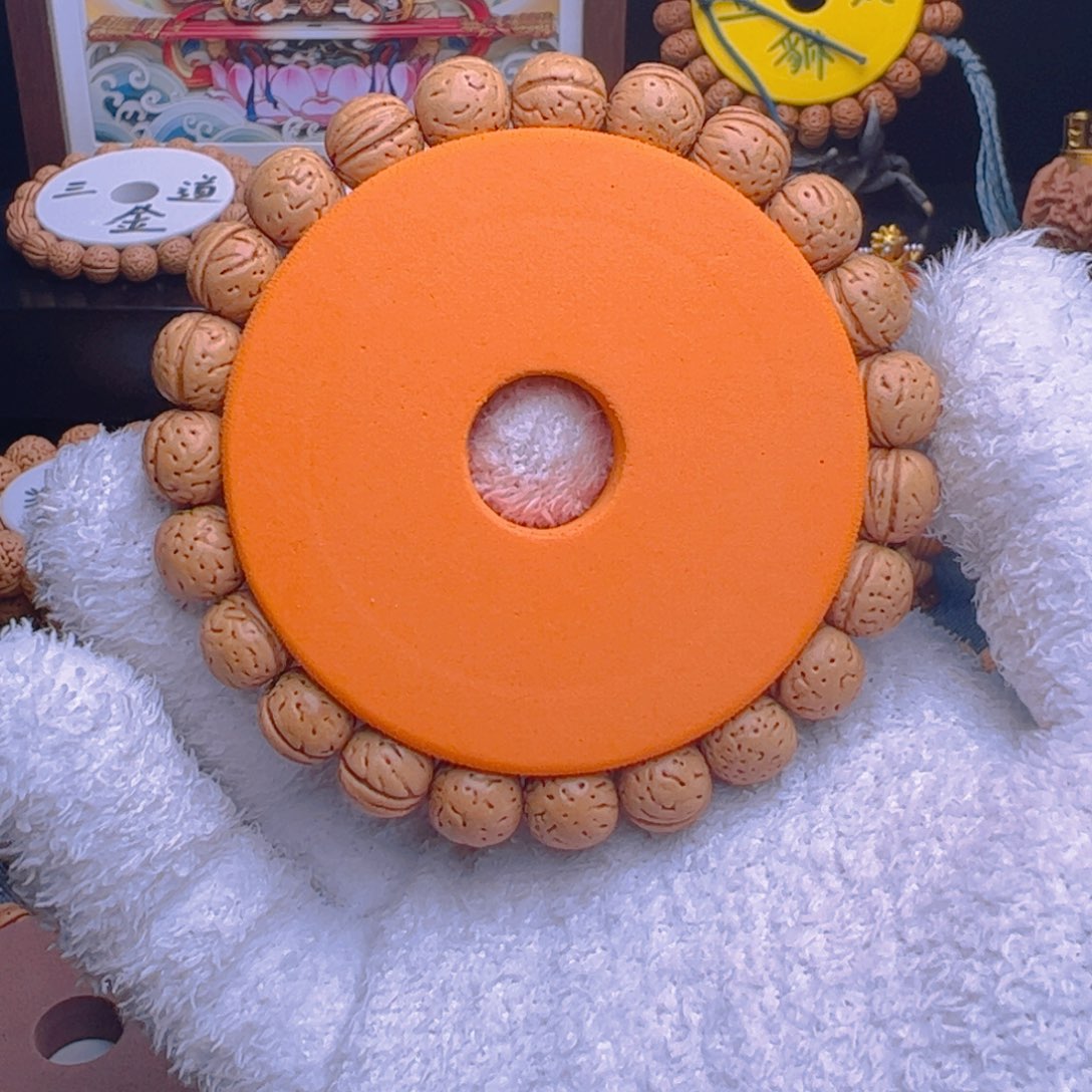 桃核手串1.0矮桩小黄桃