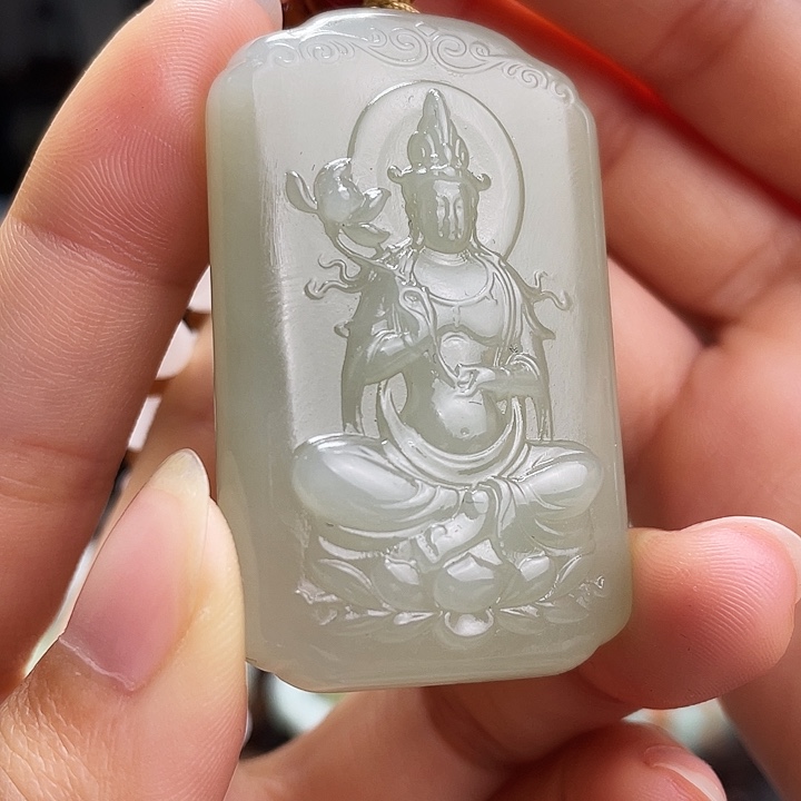 和田玉挂件未镶嵌定制发货