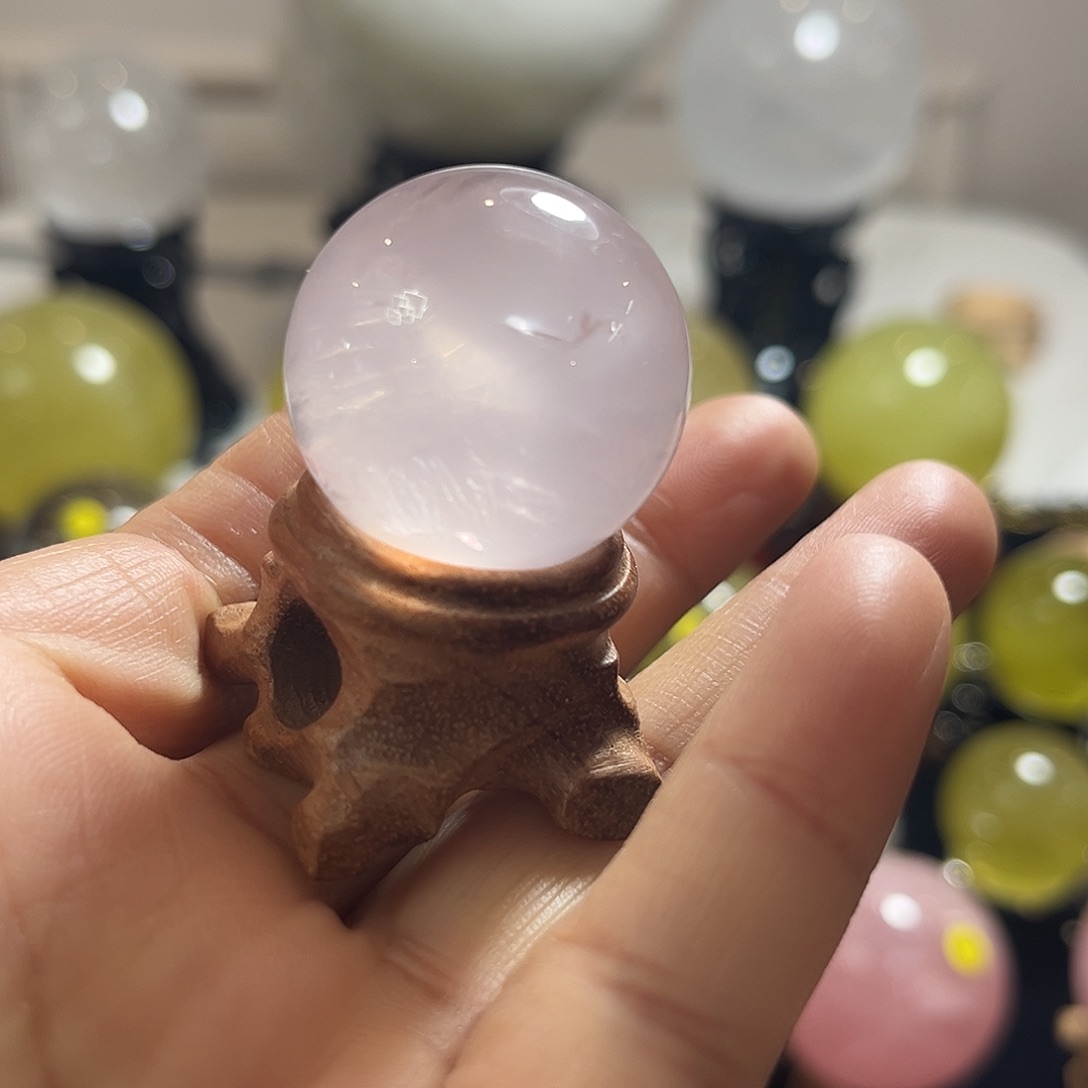 水晶粉水晶卡3左右未镶嵌