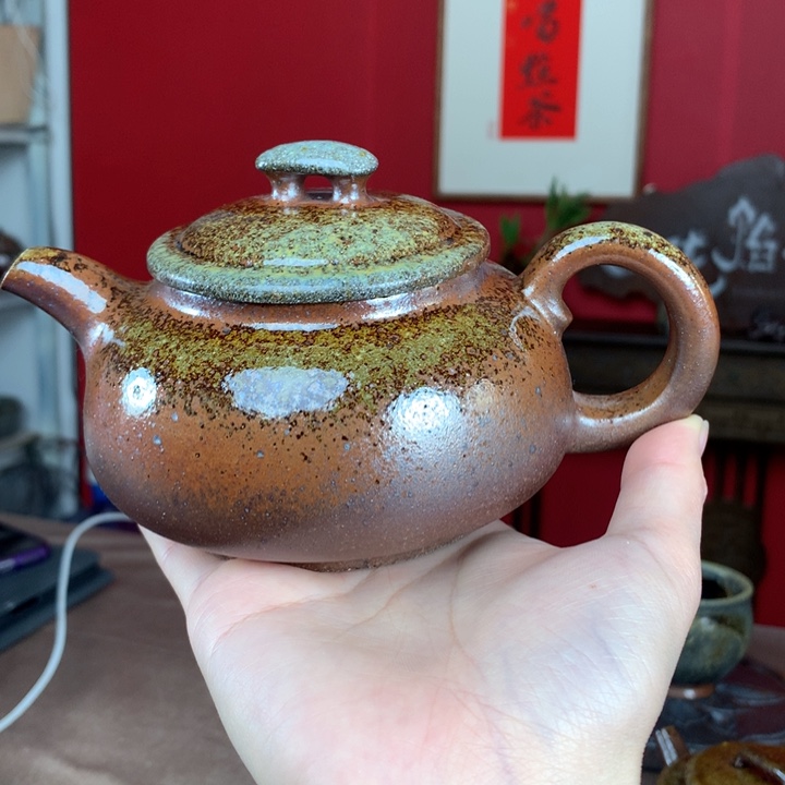 紫砂柴烧纯自然柴烧