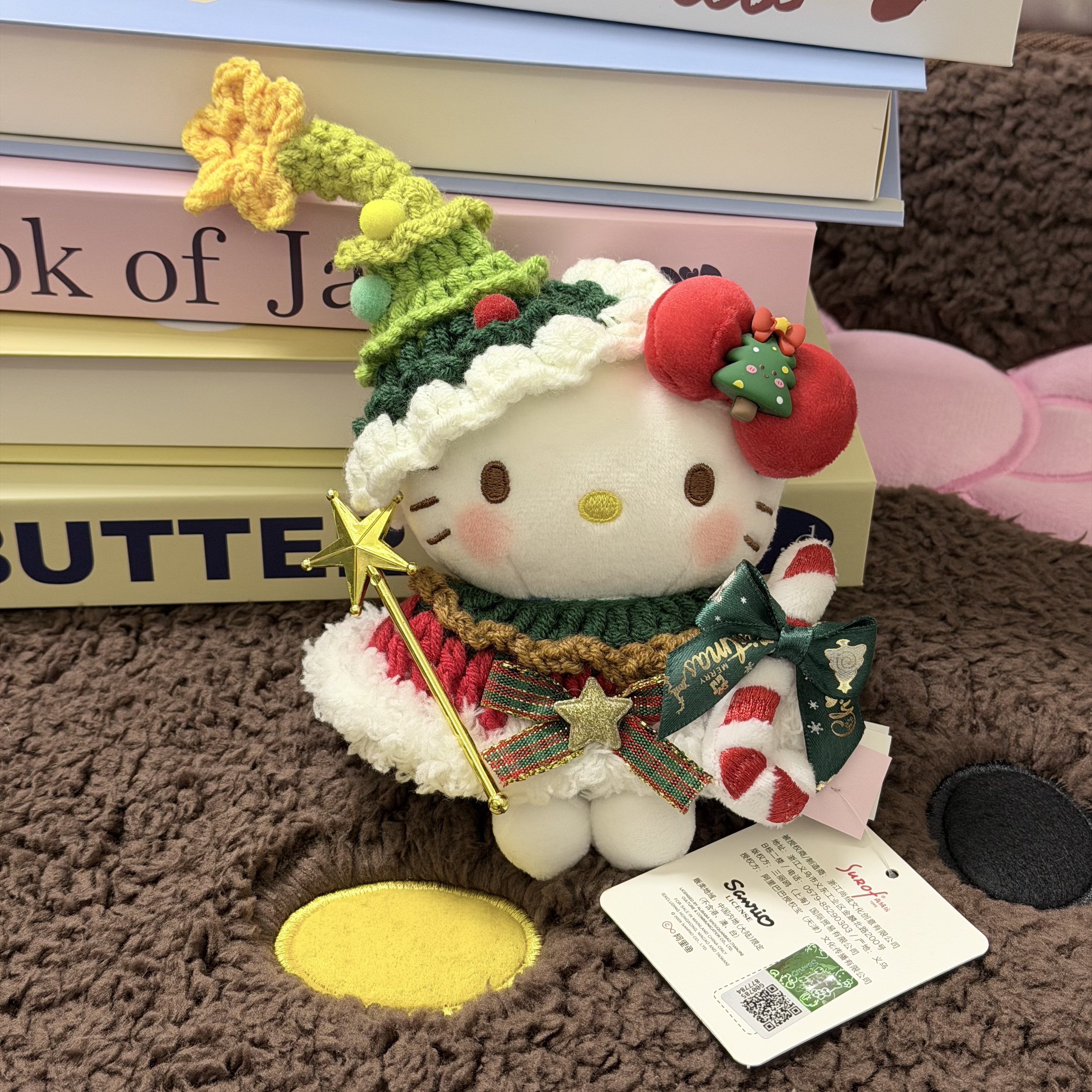 正版圣诞节hellokitty书包包挂kt
