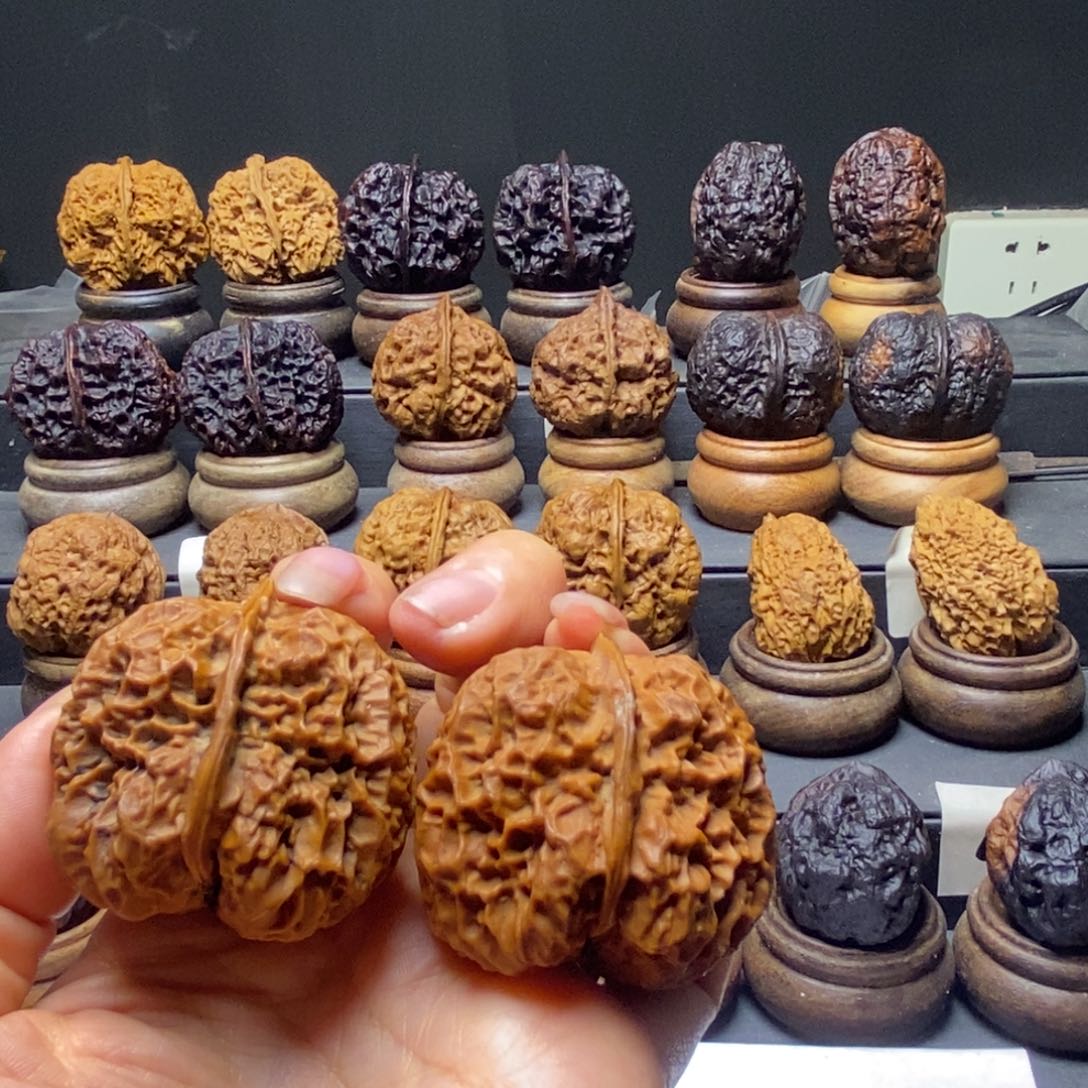 吊坠文玩核桃白泽44