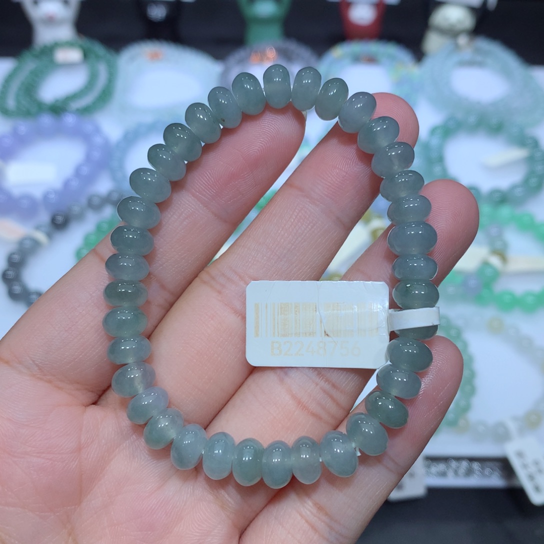 翡翠未镶嵌手串天然