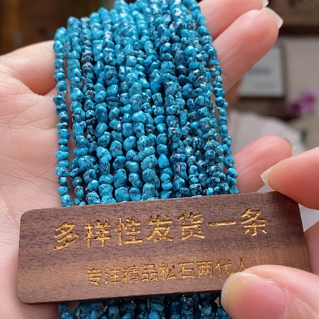 未镶嵌绿松石珠宝奇石多样性发货