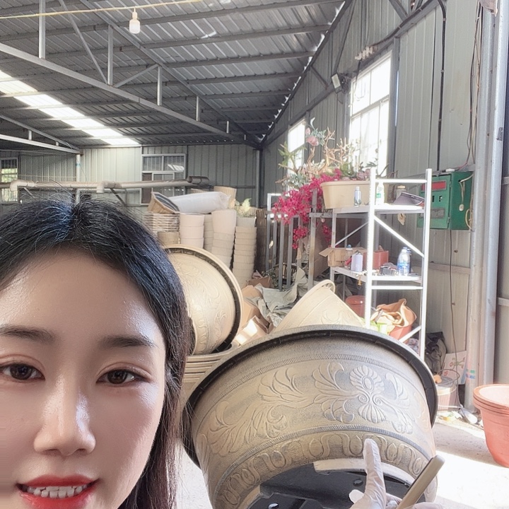圆形120花盆2个有孔